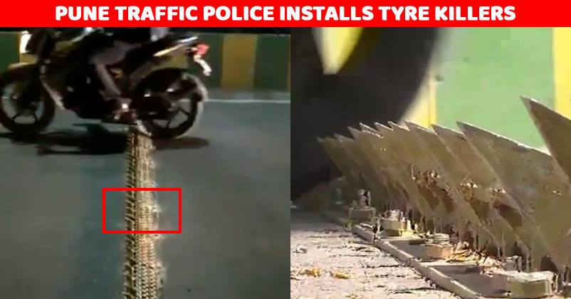 Pune Becomes 1st City To Install Tyre Killers. Brilliant Move RVCJ Media