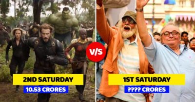 1st Saturday Collections Of 102 Not Out v/s 2nd Saturday Of Avengers. Hollywood Is Powerful RVCJ Media