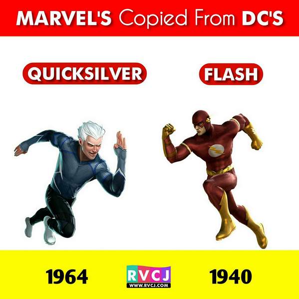 10 Characters That Marvel Copied From DC - RVCJ Media