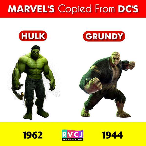 10 Characters That Marvel Copied From DC - RVCJ Media