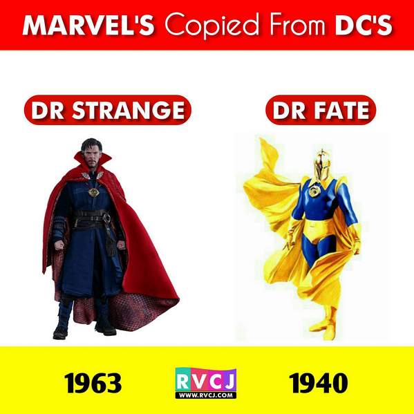10 Characters That Marvel Copied From DC - RVCJ Media