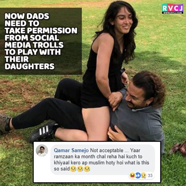 Aamir Posted Pic With Daughter. Trollers Trolled Him With Very Cheap Comments RVCJ Media