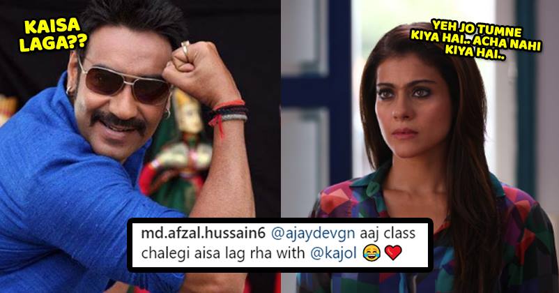 Ajay Devgn Trolls Kajol On Her Wax Museum Pic. Fans Are Laughing On His Funniest Caption RVCJ Media