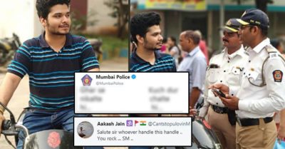 Police Caught Biker Riding Without Helmet. Took To Twitter & Trolled Him In Best Way RVCJ Media