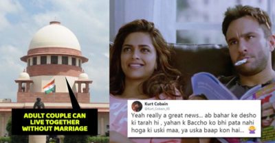 Adults Can Live Together Without Marriage. SC Allows But Some People On Twitter Have Problems RVCJ Media