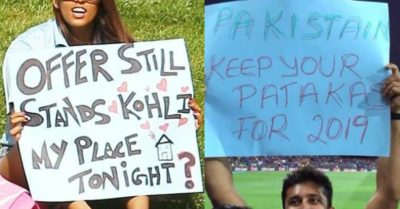 10 Highly Creative Posters That Were Spotted In The Hands Of Cricket Fans. You'll Love Them RVCJ Media