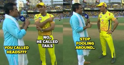 Dhoni Badly Trolls Sanjay Manjrekar During IPL Final Toss. He Tells Him To Stop Fooling Around RVCJ Media
