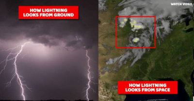 This Is How Lightning Strike Looks From The Space. The Video Is So Beautiful RVCJ Media