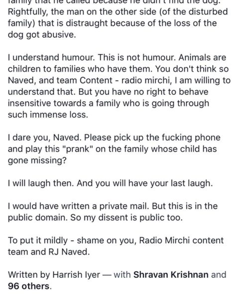 Rj Naved Pranked Someone Who Lost His Dog. First Time People Slammed Him 4 RJ Naved Pranked Someone Who Lost His Dog. First Time People Slammed Him - RVCJ Media