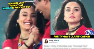 Preity Said "I Am Really Happy Mumbai Indians Got Knocked Out". She Clarified It Later On Twitter RVCJ Media