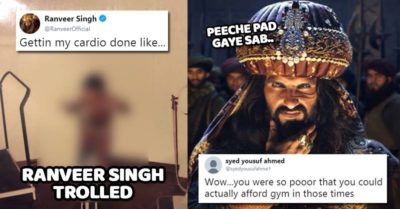 Ranveer Posted A Childhood Picture Doing Cardio At Home. People Trolled Him For Being Poor RVCJ Media