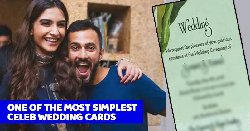 The Invitation Of Sonam & Anand's Wedding Is Out. It Gives Many Details Of The Big Wedding RVCJ Media