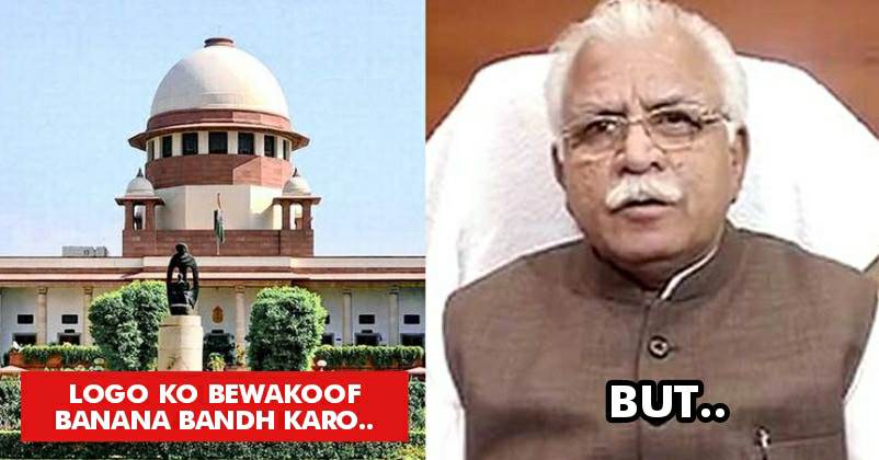 Supreme Court Slams Haryana Govt, Says “You Can’t Go On Making Fool Of People” RVCJ Media