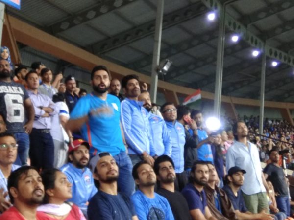 Abhishek Went To Stadium To Watch Football Match & Support Team India. Twitter Loved His Gesture - RVCJ Media