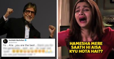 Big B Trolls Alia Bhatt For A Spelling Mistake In Tweet. She Got Embarrassed RVCJ Media
