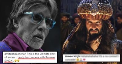 Big B Announces Fashion Competition With Ranveer. He Accepted Defeat Immediately RVCJ Media