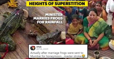 BJP Minister Got 2 Frogs Married For Rain. Twitter Made Fun & Trolled BJP Hilariously RVCJ Media
