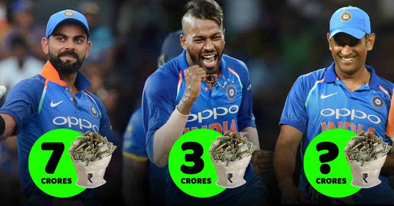 Virat Is Paid Way More Than Dhoni. Check Out Revised Salary Of Cricketers In 2018 RVCJ Media