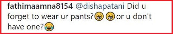 Disha Patani Trolled Badly For Wearing A Short Dress. Trollers Said She Forgot To Wear Pants - RVCJ Media