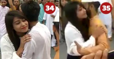 This Girl Wishes Eid Mubarak To Boys By Giving Them A Hug. There Is A Big Line RVCJ Media