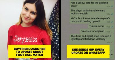 Man Couldn’t See World Cup So Asked GF To Send Him Updates. She Did It Brilliantly & Is A Star Now RVCJ Media