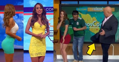 The S*xiest Weather Forecaster Kicked In The B*tt To Bring Luck For Mexico In FIFA. Watch Video RVCJ Media