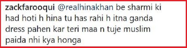Hina Khan Wore A Body Revealing Playsuit. Gets Badly Trolled By Her Followers - RVCJ Media