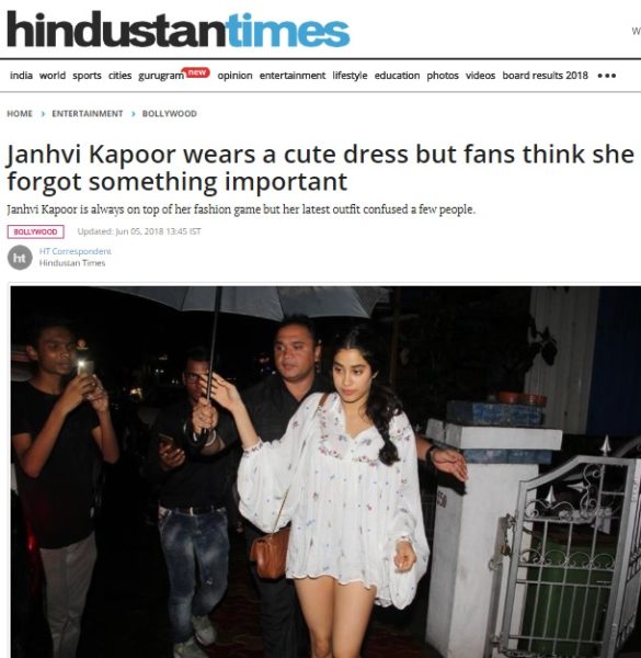 Arjun Again Proved He’s An Awesome Brother, Gave It Back To HT For Writing On Janhvi’s Dress RVCJ Media