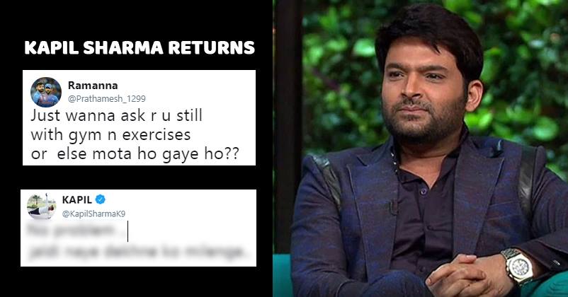 Kapil Is Back On Twitter After 2 Months. Here's What He Was Up To RVCJ Media