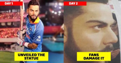 Just Within 2 Days, Fans Damaged Virat Kohli’s Wax Statue At Madam Tussauds Delhi RVCJ Media