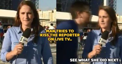 Fan Tried Kissing British Journalist On Live TV. She Made Him Apologise RVCJ Media