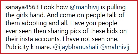 Social Media Stooped To A New Low, Trolled Mahhi’s Kids & Said They Are Not Cute - RVCJ Media