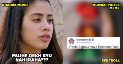 Mumbai Police Creates A Hilarious Meme Again. This Time They Used Janhvi's Dialogue In Dhadak RVCJ Media