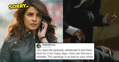Priyanka Apologized & Said "I Am A Proud Indian". Twitter Slammed Her Like Never Before RVCJ Media