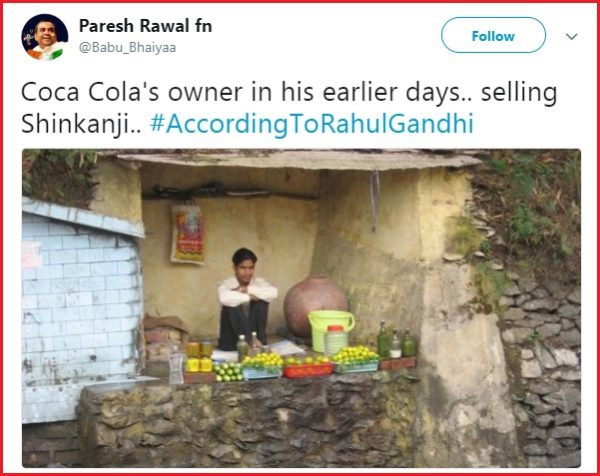 Twitter Comes Up With Hilarious Rahul Gandhi Types Stories After McDonald’s & Coca-Cola Remark - RVCJ Media