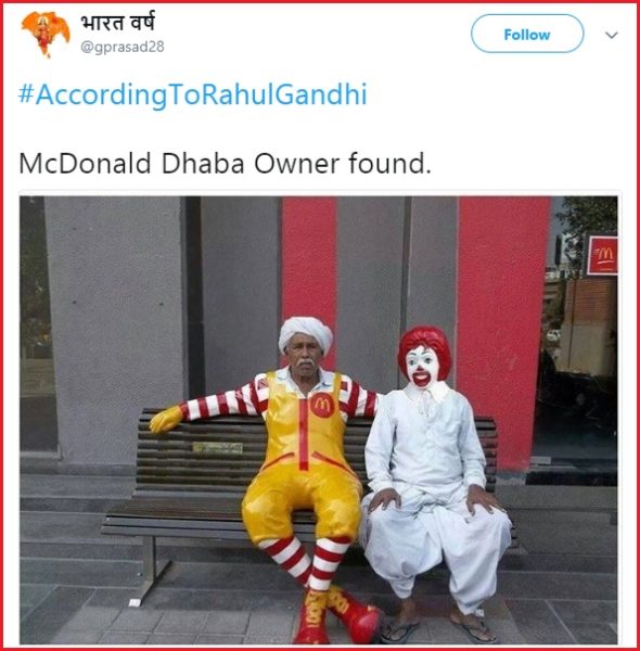 Twitter Comes Up With Hilarious Rahul Gandhi Types Stories After McDonald’s & Coca-Cola Remark - RVCJ Media