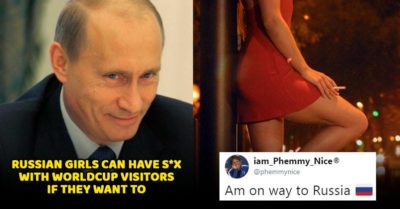 Russian President Putin Says Russian Women Can Sleep With World Cup Tourists RVCJ Media
