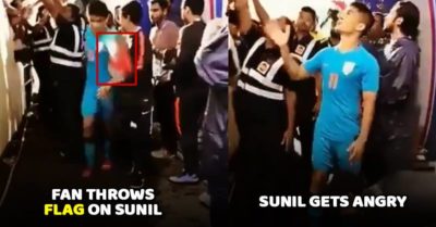 A Fan Threw National Flag On Sunil Chhetri For Autograph, The Captain Got Angry And Did This RVCJ Media