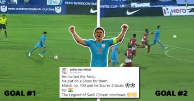 After Seeing Sunil Chhetri's Performance, Twitter Is Loving Him. Check Some Best Reactions RVCJ Media