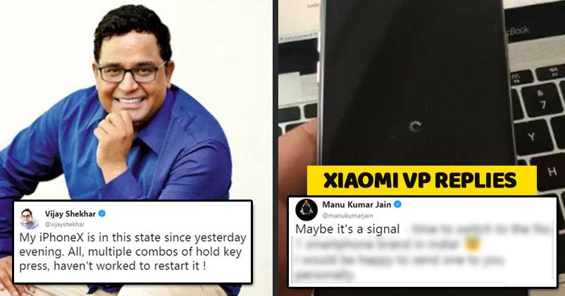 Paytm CEO Complained Of Slow iPhone. Got Epic Replies From OnePlus & Xiaomi RVCJ Media