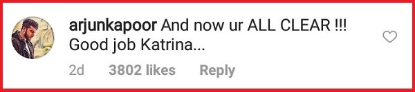 Katrina Finally Replies To Arjun Kapoor For His Dandruff Comment. It Shuts His Mouth - RVCJ Media