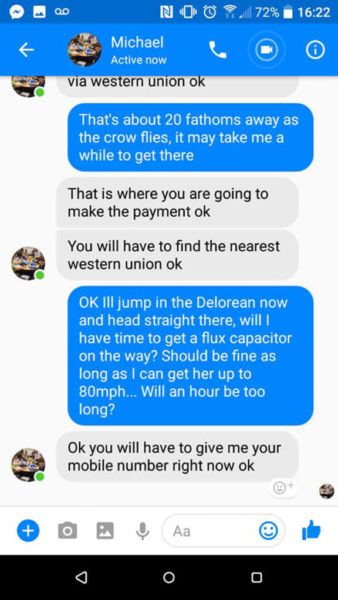 This Guy Got Message From Online Scammer For Winning $1.2 Million Lottery. Trolled Him For Hours - RVCJ Media