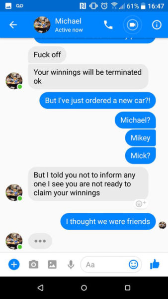 This Guy Got Message From Online Scammer For Winning $1.2 Million Lottery. Trolled Him For Hours - RVCJ Media