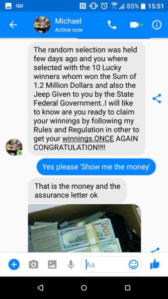 This Guy Got Message From Online Scammer For Winning $1.2 Million Lottery. Trolled Him For Hours - RVCJ Media