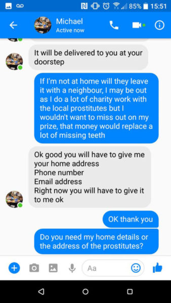 This Guy Got Message From Online Scammer For Winning $1.2 Million Lottery. Trolled Him For Hours - RVCJ Media