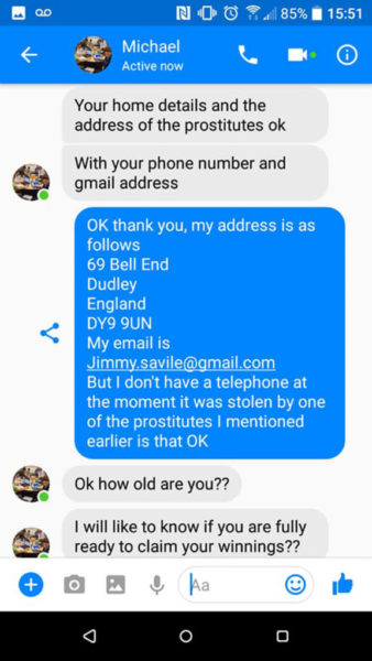 This Guy Got Message From Online Scammer For Winning $1.2 Million Lottery. Trolled Him For Hours - RVCJ Media