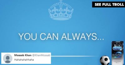 Durex Trolled England As It Got Out Of FIFA World Cup & The Poster Is Too Witty RVCJ Media