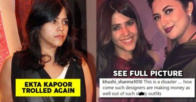Ekta Badly Trolled For Her Fashion Sense. People Called It Disaster Just Like Her Serials RVCJ Media