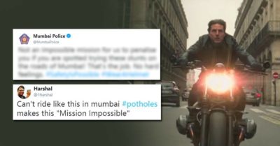 Mumbai Police Tweeted Used Tom Cruise Style For Road Safety. Got Badly Trolled In Return RVCJ Media