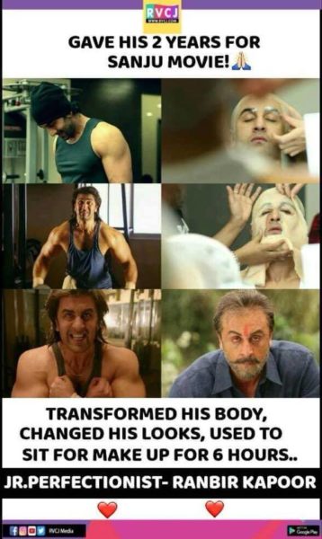 Ranbir Is Paid This Whopping Fee For “Sanju” But He Is Worth Every Penny RVCJ Media